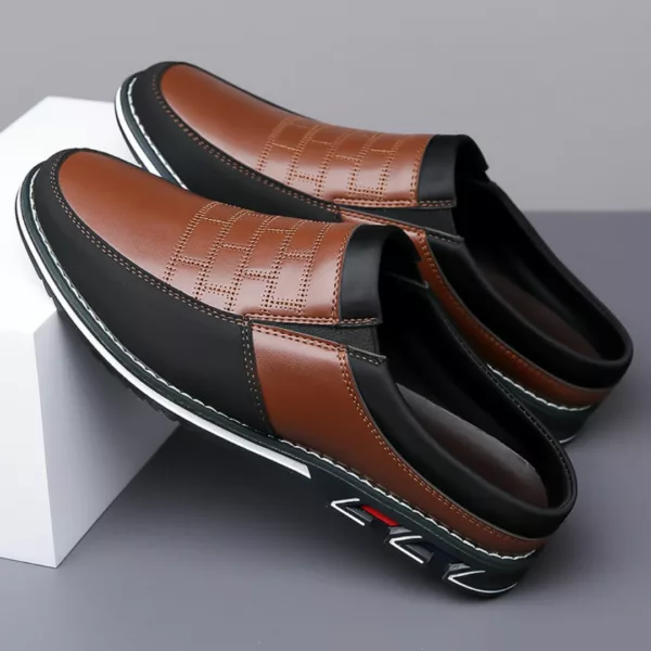 Mule décontractée bicolore pour homme – Image 11