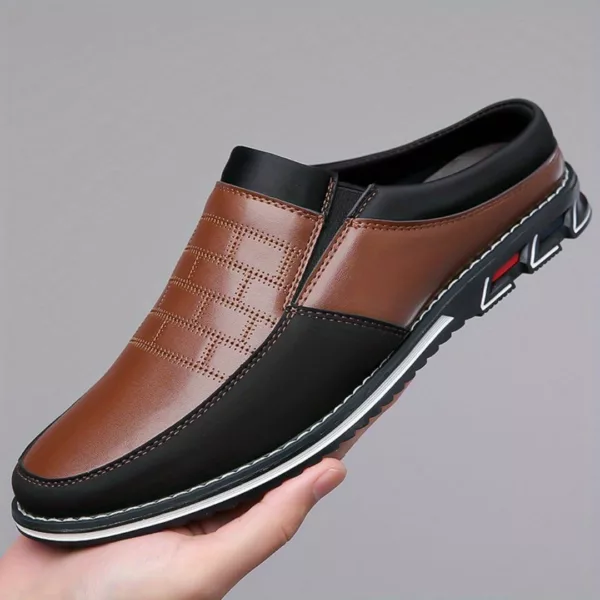 Mule décontractée bicolore pour homme – Image 6