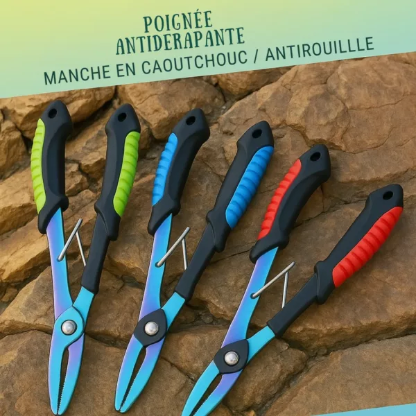 Pince multifonction pêche avec dégrafeur hameçon – Image 9