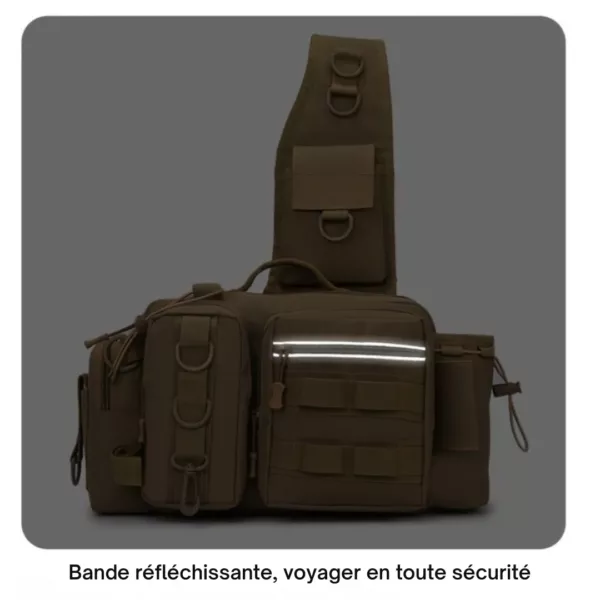 Sac banane pêcheur avec poches multiples – Image 17