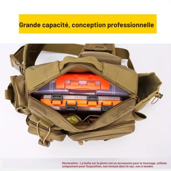 Sac banane pêcheur avec poches multiples – Image 16