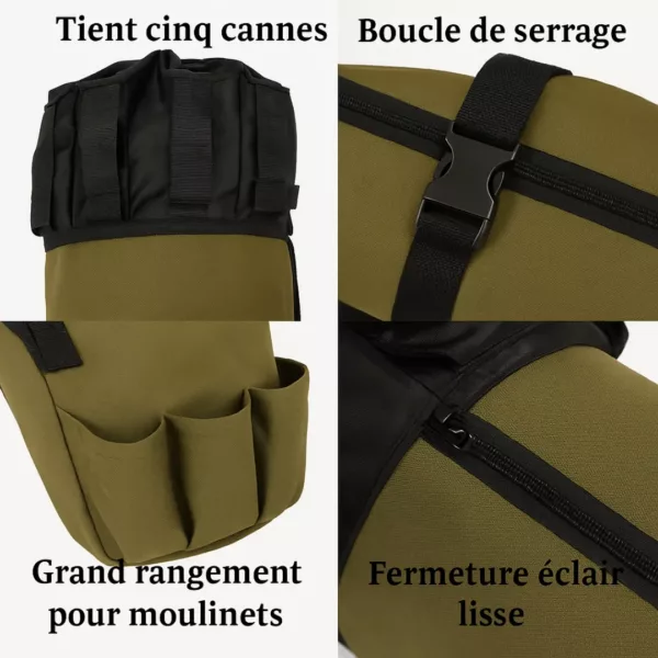 Sac de rangement matériel de pêche imperméable – Image 6