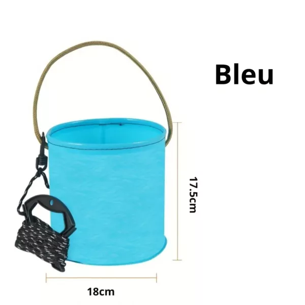 Seau pliable étanche pour amorce carpe – Image 2
