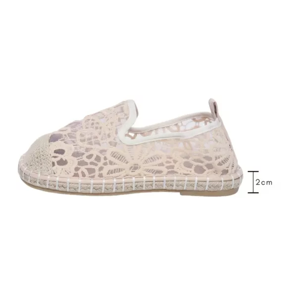 Slip-on femme dentelle bout tressé – Image 3