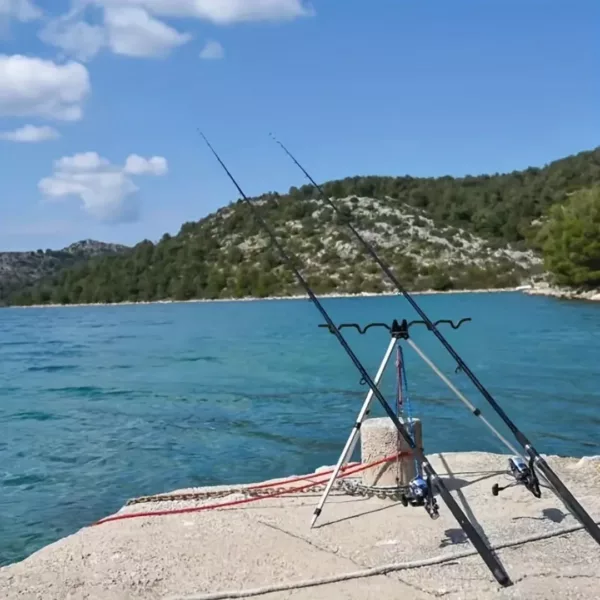 Support canne à pêche ajustable trépied – Image 5
