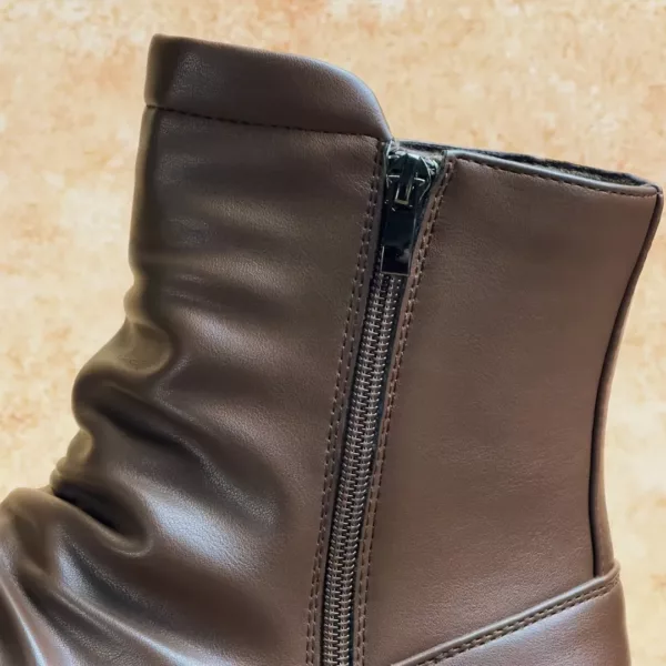 Bottes moto homme montantes zippées – Image 8