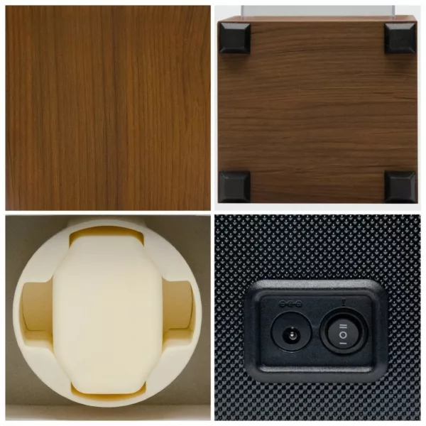 Boîte remontoir montre bois silencieuse – Écrin élégant et silencieux pour montres automatiques – Préserve précision et style – Image 6