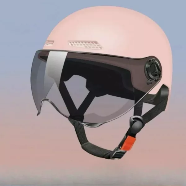 Casque demi-coque vélo avec lunettes – Image 3