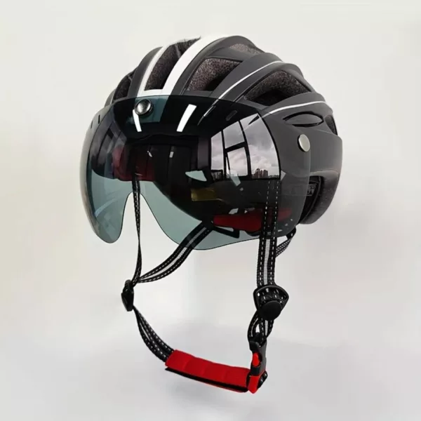 Casque vélo route visière amovible – Image 2