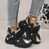 Chaussure Buffalo design sport rubans croisées