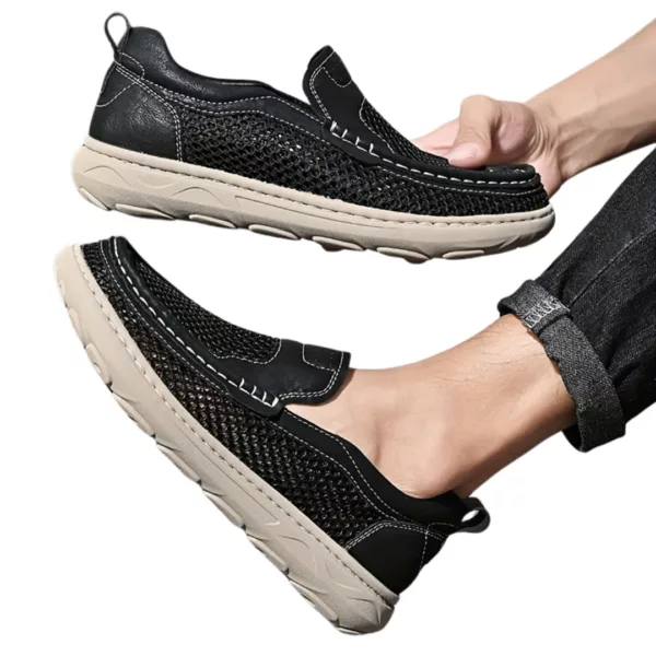 Chaussure bateau homme maille respirante – Image 7