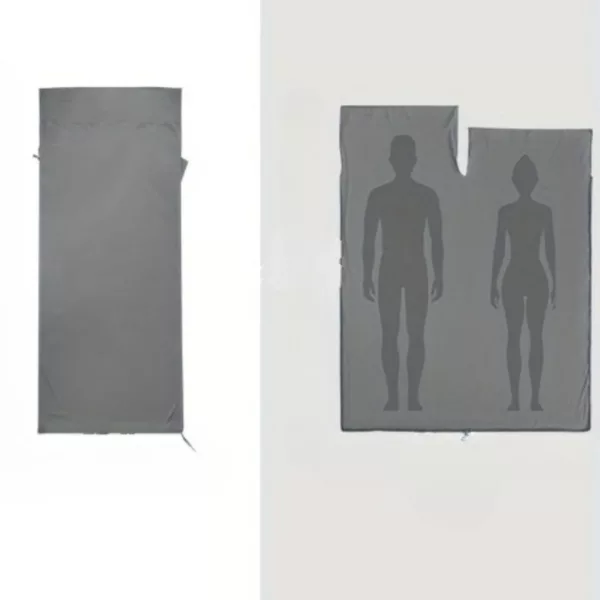 Drap sac de couchage compact zippé – Image 13