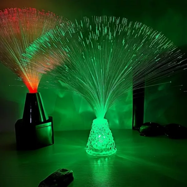 Lampe décorative fibre optique ondulée – Image 10