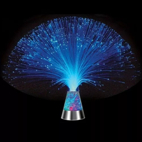 Lampe fibre optique base conique