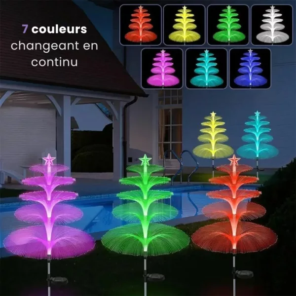 Lampe solaire jardin fibre optique – Image 2