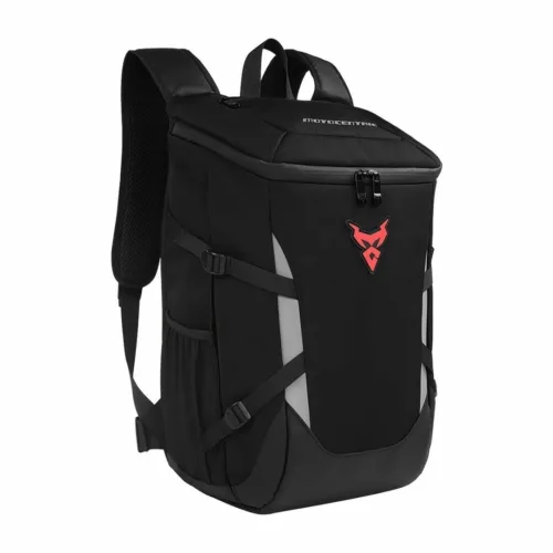 Sac à dos moto réfléchissant compact