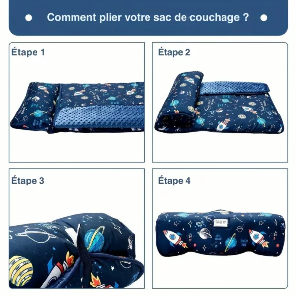 Sac de couchage enfant matelas intégré – Image 4