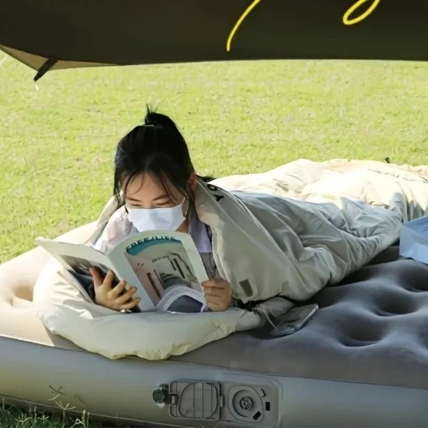 Sac de couchage thermique adulte hiver – Ultra chaud et imperméable pour nuits glaciales en extérieur – Image 2