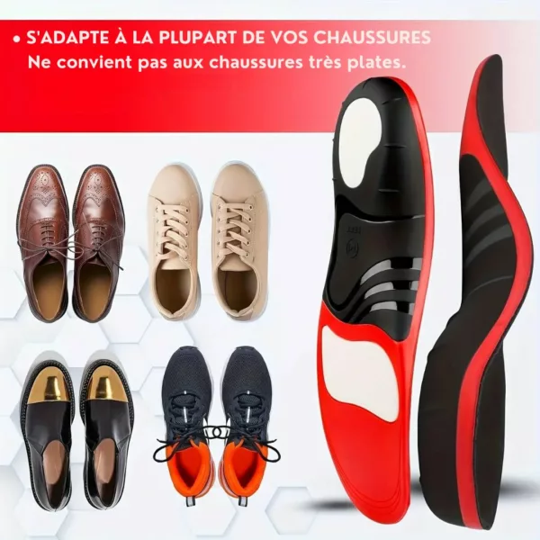 Semelle pour névrome de Morton course active – Soulage la douleur au pied – Idéale pour le sport intensif – Image 3