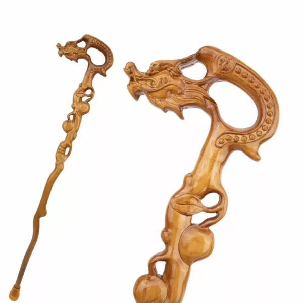Bâton dragon articulé cosplay – Accessoire réaliste et articulé pour costume fantasy et jeux de rôle immersifs – Image 4