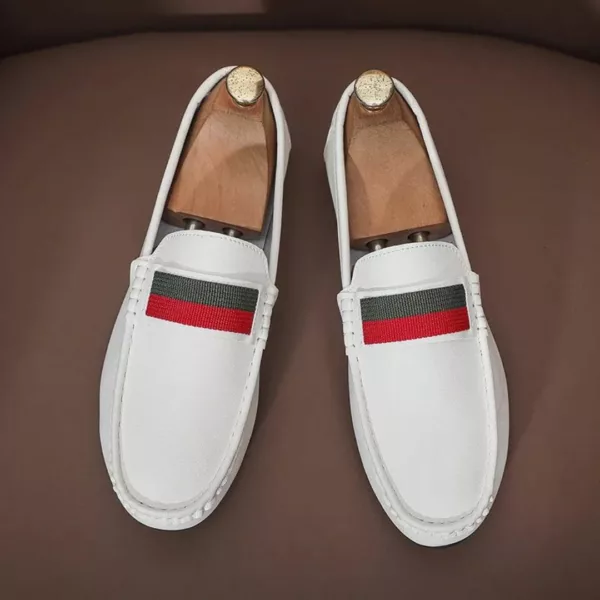 Chaussure bateau homme bande tissée élégante – Image 9