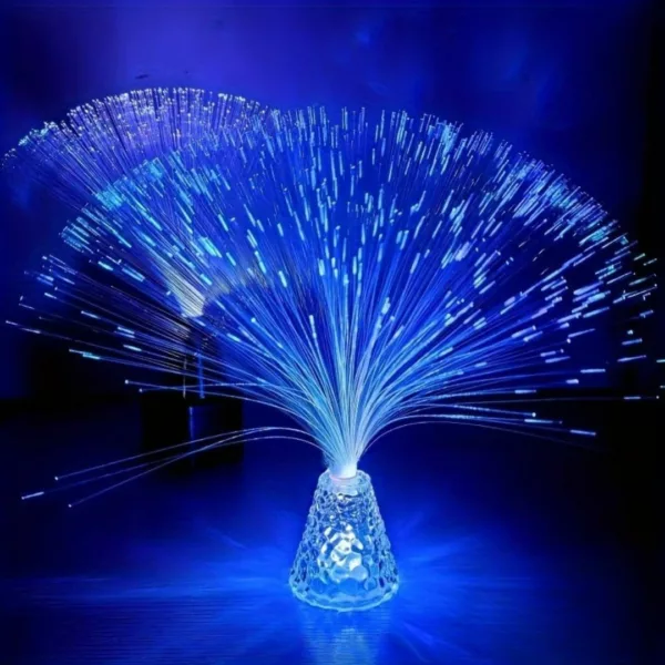 Lampe décorative fibre optique ondulée – Image 8
