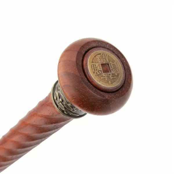 Canne traditionnelle bois frêne sculpté – Image 7