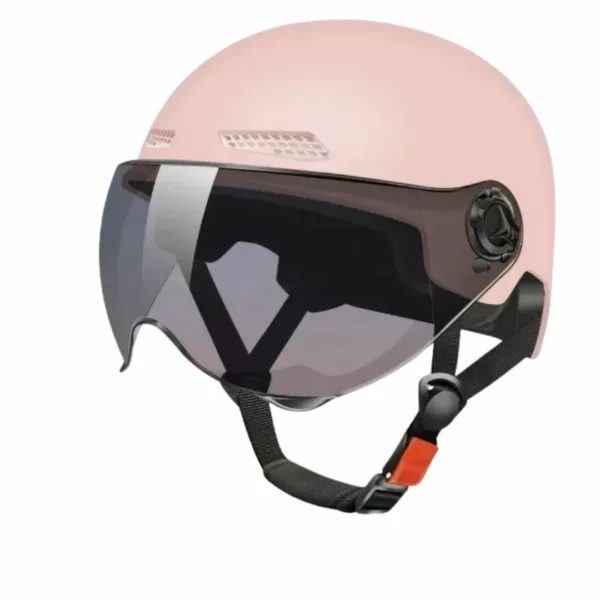 Casque demi-coque vélo avec lunettes