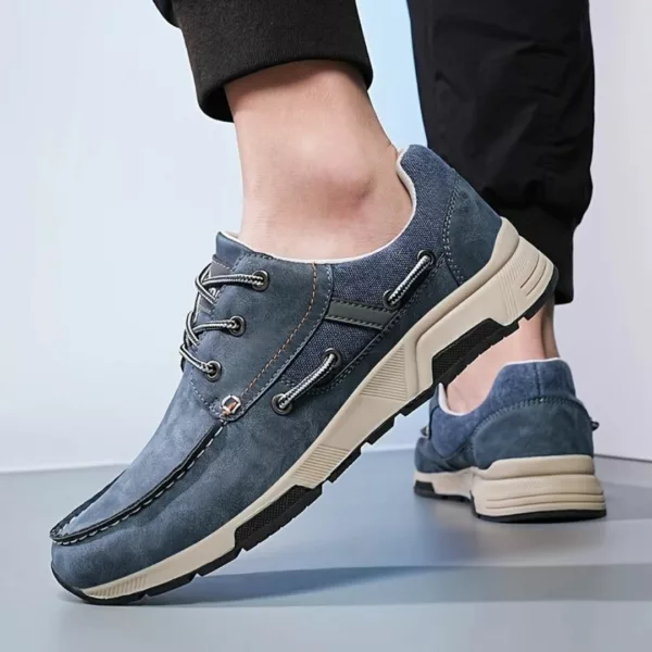 Chaussure bateau homme confort semelle sport – Image 11