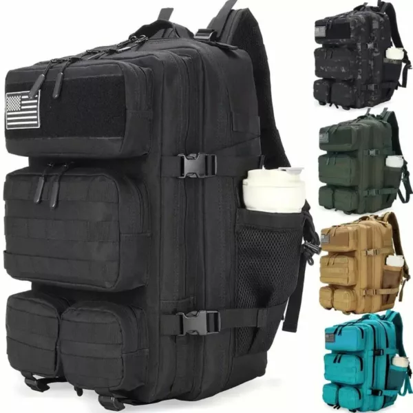 Sac à dos randonnée homme poches multiples – Image 8