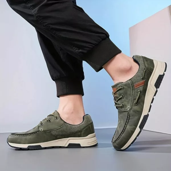 Chaussure bateau homme confort semelle sport – Image 4
