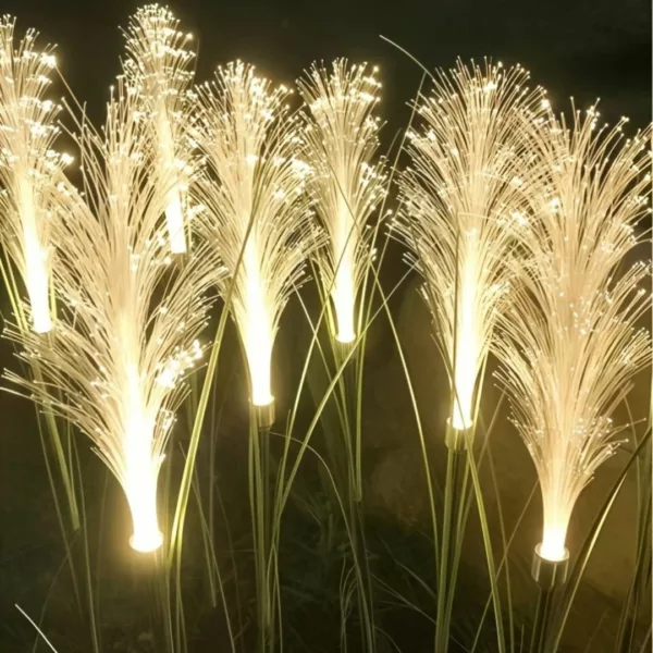Lampe solaire fibre optique roseau – Image 9