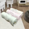 Sac de couchage enfant doux pliable – Confort ultra moelleux, facile à transporter pour les nuits paisibles partout