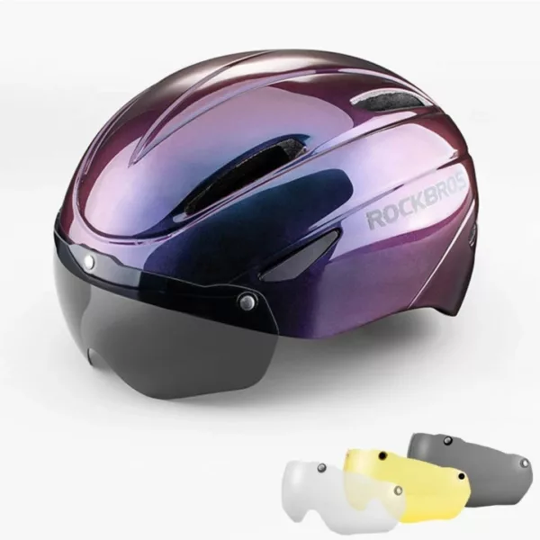 Casque cycliste lentilles interchangeables – Image 4