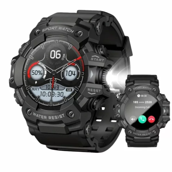 Montre militaire connectée sport USB – Étanche, cardio, GPS intégré – Idéale entraînement intensif et outdoor – Image 5