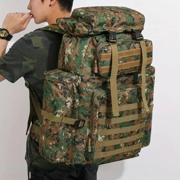 Sac militaire montagne 100L compact – Ultra résistant et étanche pour randonnées et expéditions longues durée – Image 7