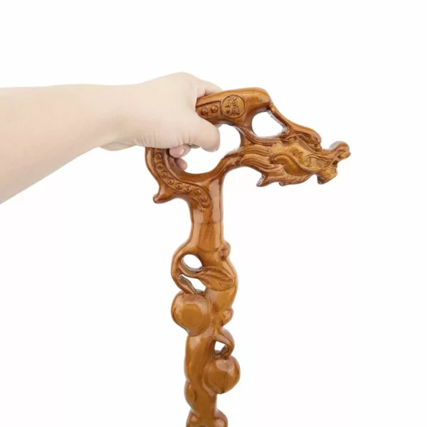 Bâton dragon articulé cosplay – Accessoire réaliste et articulé pour costume fantasy et jeux de rôle immersifs – Image 9