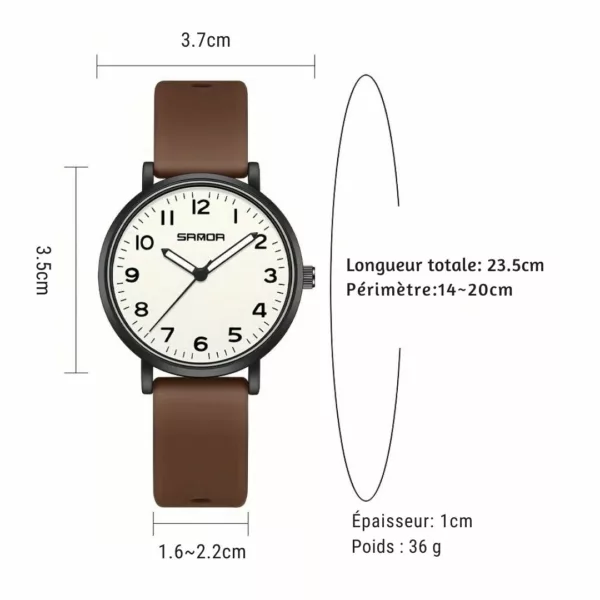 Montre militaire américaine étanche quartz – robuste, résistante aux chocs, idéale pour aventuriers et baroudeurs – Image 2