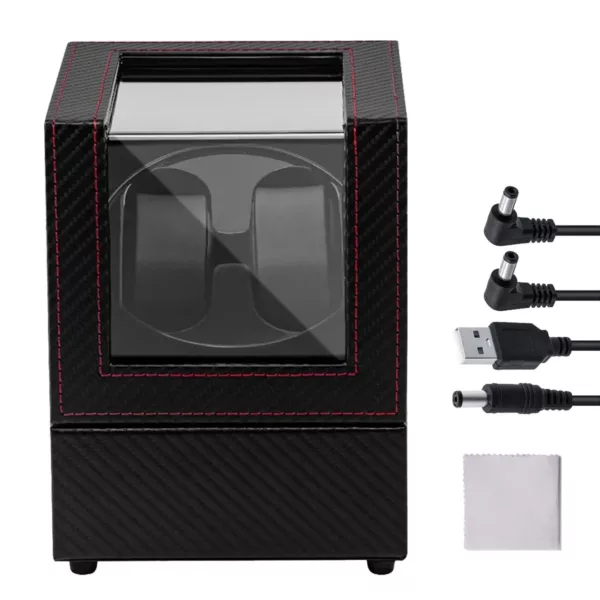 Remontoir vertical montre 2 emplacements – Design élégant et silencieux pour montres automatiques toujours prêtes – Image 5