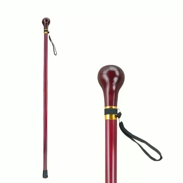 Canne boule élégante avec dragonne – maintien sûr et style raffiné pour marche confortable au quotidien – Image 4