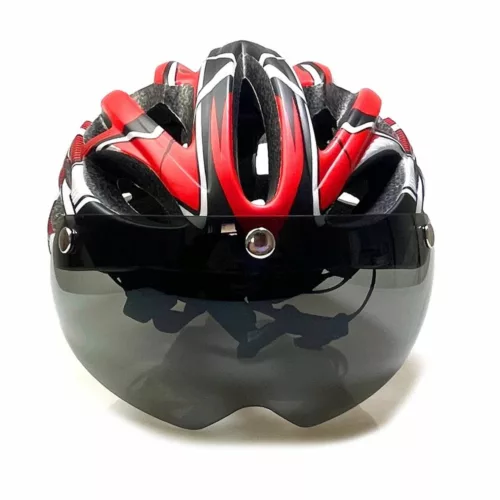 Casque vélo LED visière interchangeable