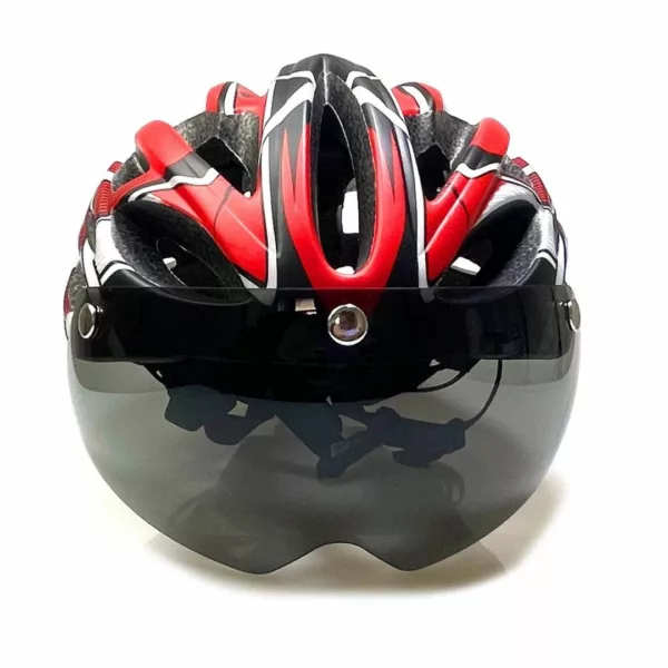 Casque vélo LED visière interchangeable