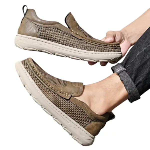 Chaussure bateau homme maille respirante – Image 6