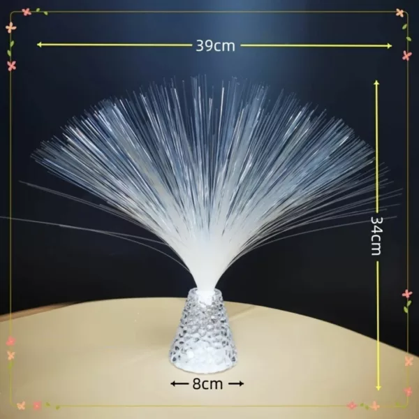 Lampe décorative fibre optique ondulée – Image 3