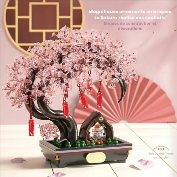 Lego bonsai cerisier japonais décoratif – Image 3