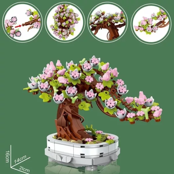 Lego bonsai fleur de prunier japonnais – Image 3