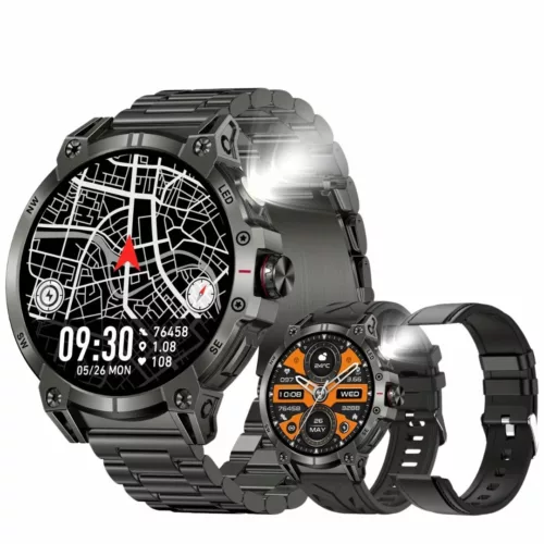 Montre militaire connectée gps robuste