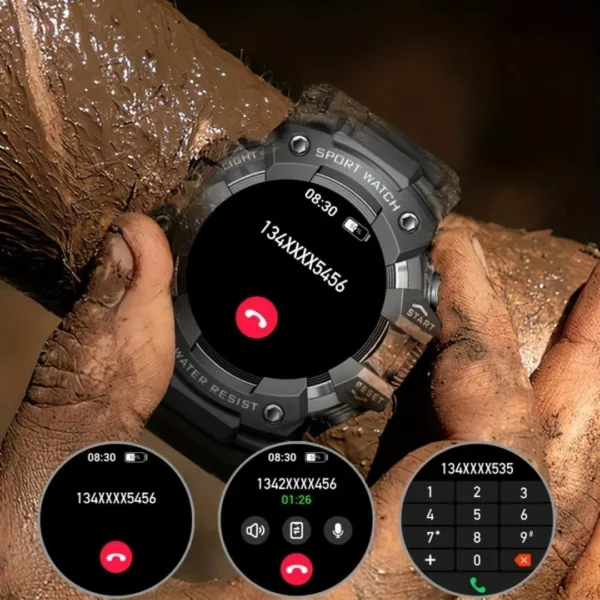 Montre militaire connectée sport USB – Étanche, cardio, GPS intégré – Idéale entraînement intensif et outdoor – Image 11