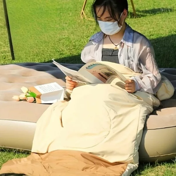 Sac de couchage thermique adulte hiver – Ultra chaud et imperméable pour nuits glaciales en extérieur – Image 4