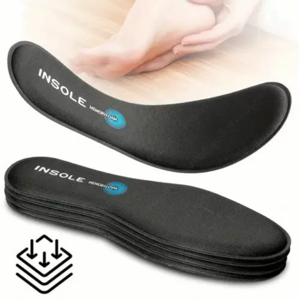 Semelle amortissante épaisse sport confort – Soulage les douleurs plantaires et absorbe les chocs – Idéale pour marche et sport intensif – Image 3